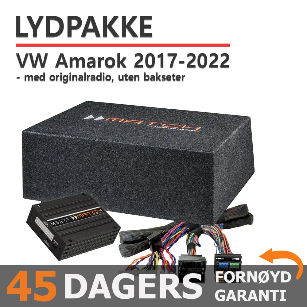 Match Lydoppgraderingspakke VW Amarok