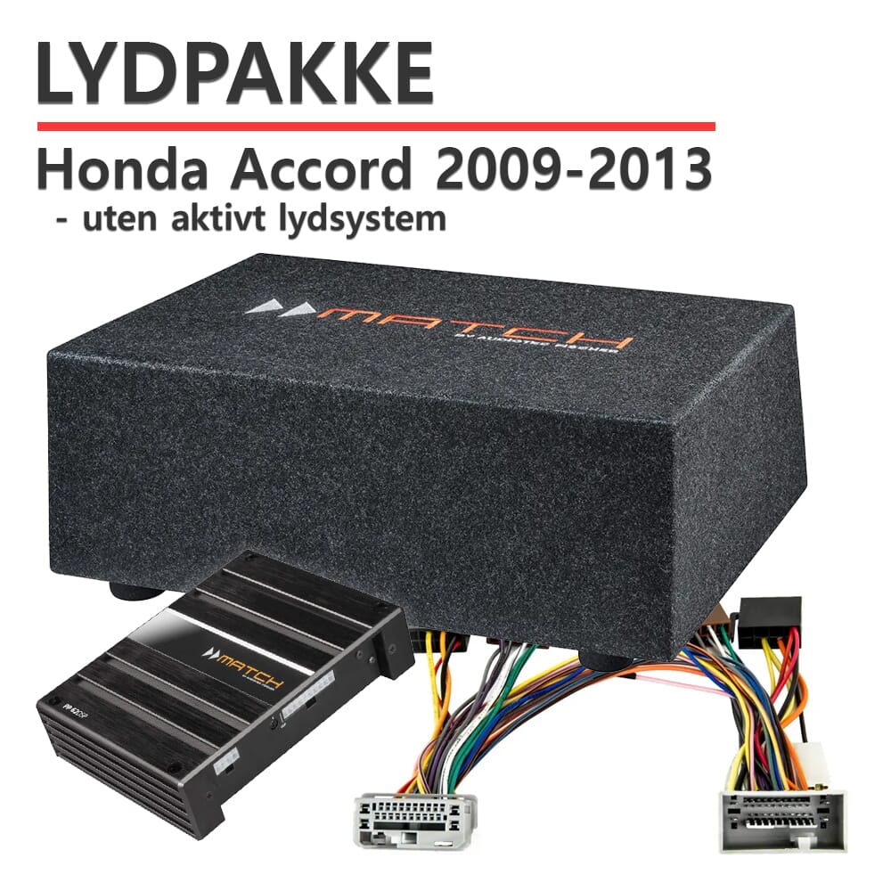 Match Lydoppgraderingspakke Honda Accord