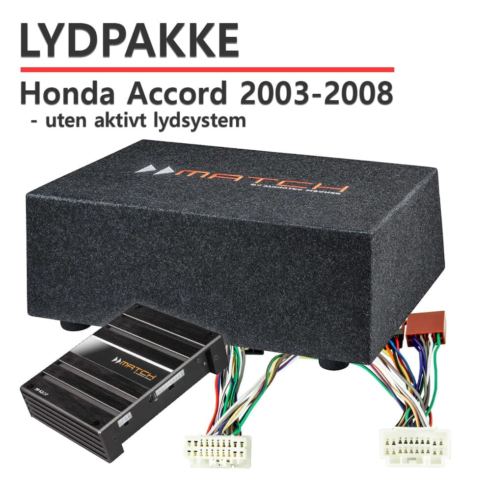 Match Lydoppgraderingspakke Honda Accord