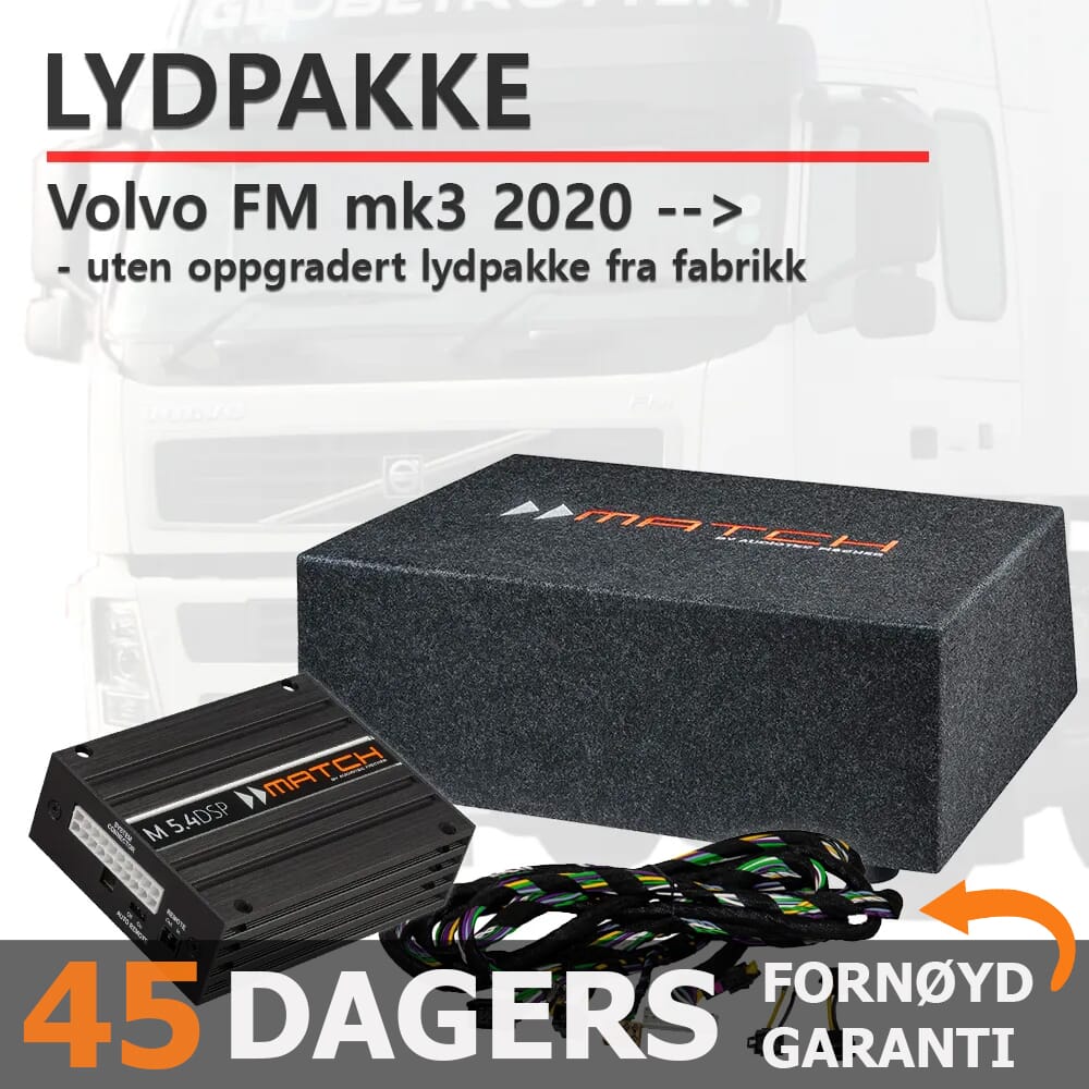 Match Lydoppgraderingspakke Volvo FM