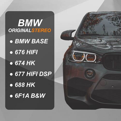 Oppgradering av originalstereo i BMW