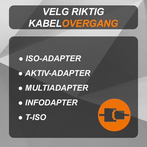 Velge riktig kabelovergang