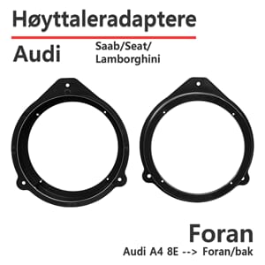 ACV Audi høyttaleradaptere (165mm)