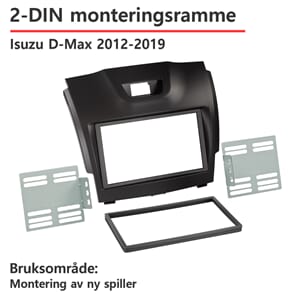 ACV Isuzu 2-DIN monteringsramme
