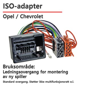 ACV Opel/Chevrolet ISO-adapter