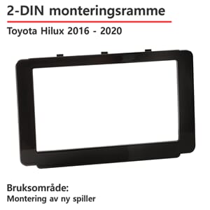 ACV Toyota 2-DIN monteringsramme