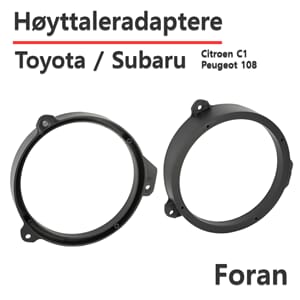 ACV Toyota/Subaru høyttaleradapter (165mm)