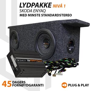 Match lydppgraderingspakke Skoda Enyaq