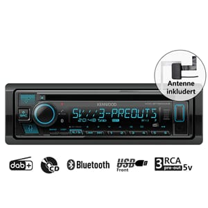 Kenwood KDC-BT960DAB Autoradio Bluetooth/CD/USB/DAB+