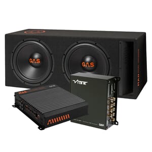 GAS MAD 2x12`` basspakke og DSP