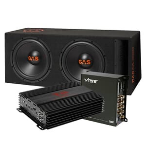 GAS MAD 2x12" basspakke og DSP