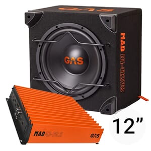GAS MAD 12`` basspakke