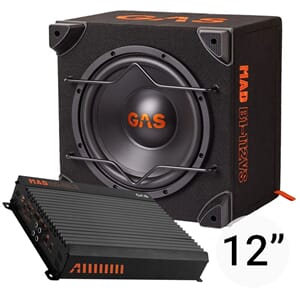 GAS MAD 12`` basspakke