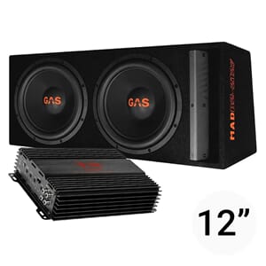 GAS MAD 2x12" basspakke