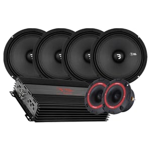 4pk Bass Habit SP165M, SP25A og RA800W SPL-pakke