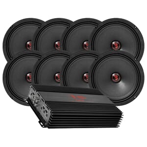 8pk Bass Habit Rebel SR165M og RA800W