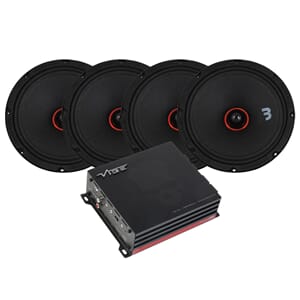 4pk Bass Habit SPL Elite SE200M og VIBE Powerbox 500.2P-V6