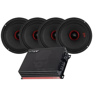 4pk Bass Habit SPL Elite SE2200M og VIBE Powerbox 700.2P-V6