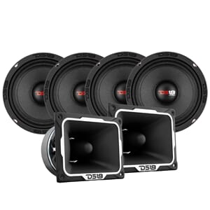 4pk DS18 PRO-X6.4M og PRO-TWX5 Horndiskant