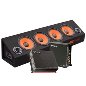 GAS MAD 8" Raggarplanke, VIBE Powerbox 500.2P-V6 og DSP