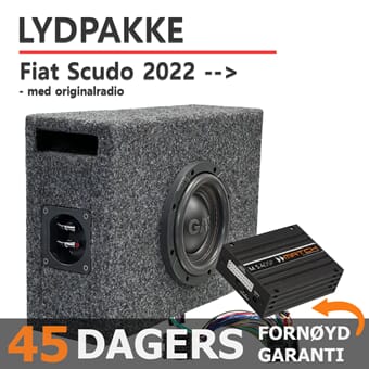 Match Lydoppgraderingspakke Fiat Scudo