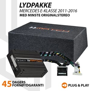 Match Lydoppgraderingspakke Mercedes E-klasse
