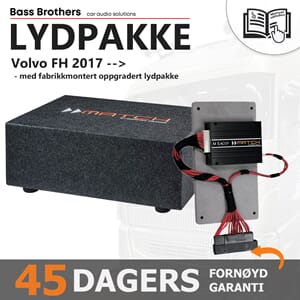 Match Lydoppgraderingspakke Volvo FH - inkludert basskasse