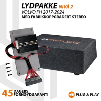 Match Lydoppgraderingspakke Volvo FH - Nivå 2
