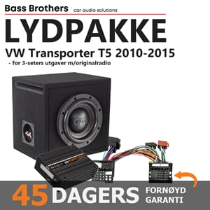 Match Lydoppgraderingspakke VW Transporter T5