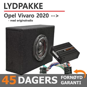 Match Lydoppgraderingspakke Opel Vivaro