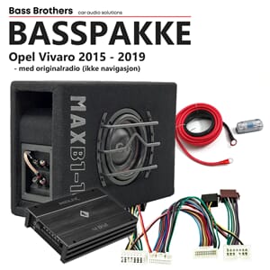 GAS / Helix Basspakke Opel Vivaro