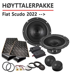 Høyttalerpakke Fiat Scudo