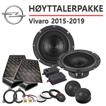Høyttalerpakke Opel Vivaro