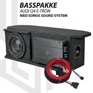 GAS basspakke Audi Q4 e-tron med Sonos