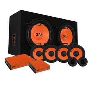 GAS MAD 2x12`` pakke med SPL høyttalere