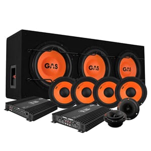 GAS MAD / Bass Habit 3x10`` pakke med SPL-høyttalere
