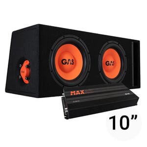 GAS MAD / MAX 2x10`` basspakke