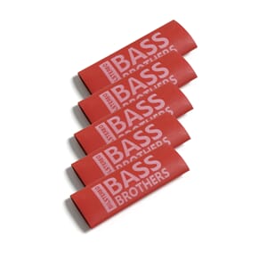 Bass Brothers 10mm2 krympestrømpe - rød, 5pk