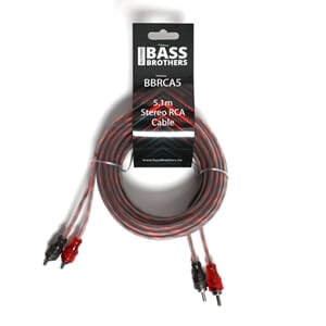Bass Brothers RCA signalkabel - 5,1m