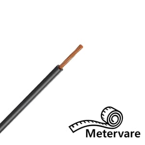 FLRY-B strømkabel 2,5mm2 - sort