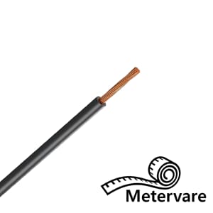 FLRY-B strømkabel 6mm2 - sort