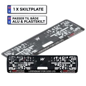 Bass Brothers skiltholder