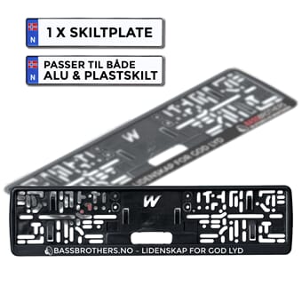 Bass Brothers skiltholder