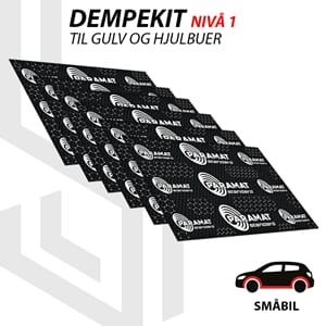 Paramat dempekit gulv og hjulhus - Nivå 1