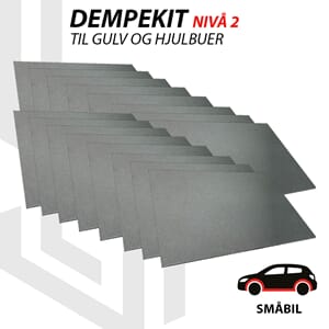 Paramat dempekit gulv og hjulhus - Nivå 2