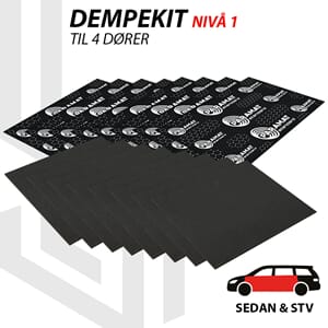 Paramat dempekit 4 dører - Nivå 1