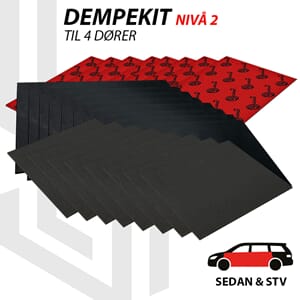 Paramat dempekit 4 dører - Nivå 2