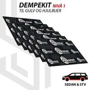 Paramat dempekit gulv - Nivå 1