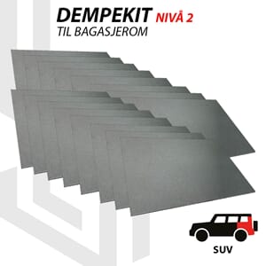 Paramat dempekit bagasjerom  - Nivå 2