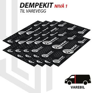 Paramat dempekit skillevegg - Nivå 1